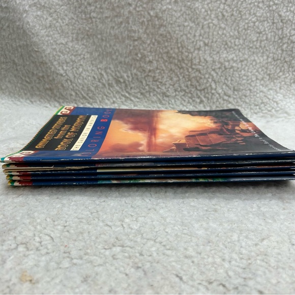 Animated Stories from the Book of Mormon 5 paperbook set coloring books 1991 vtg - Picture 9 of 12